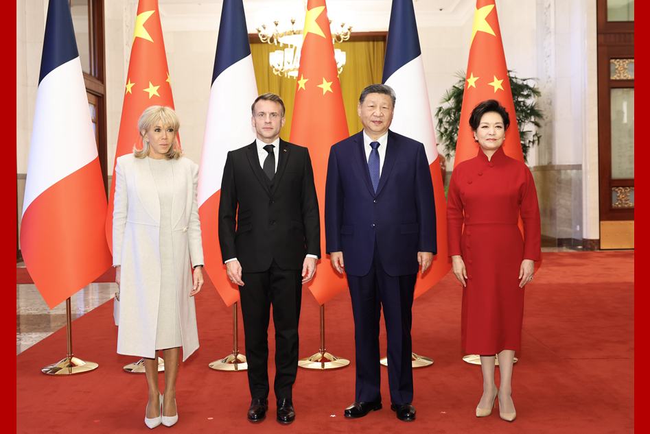 习近平同法国总统马克龙举行会谈