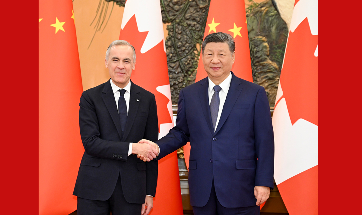 习近平会见加拿大总理卡尼