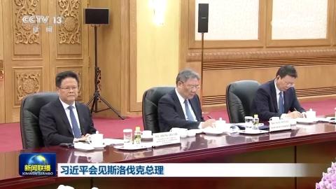 习近平会见斯洛伐克总理