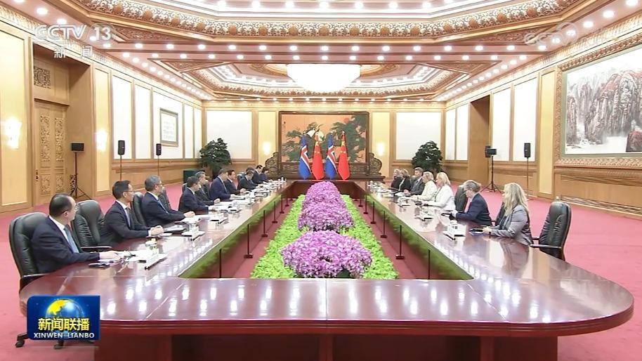 习近平会见冰岛总统