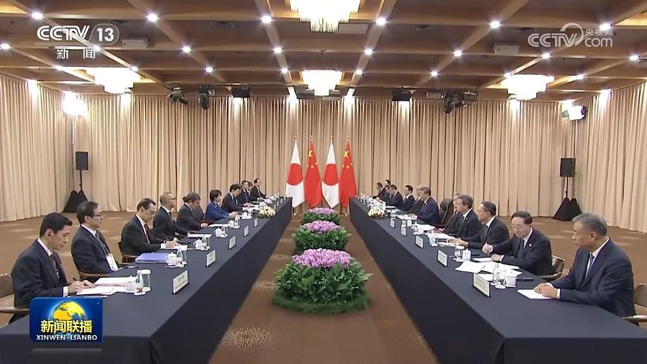 习近平会见日本首相