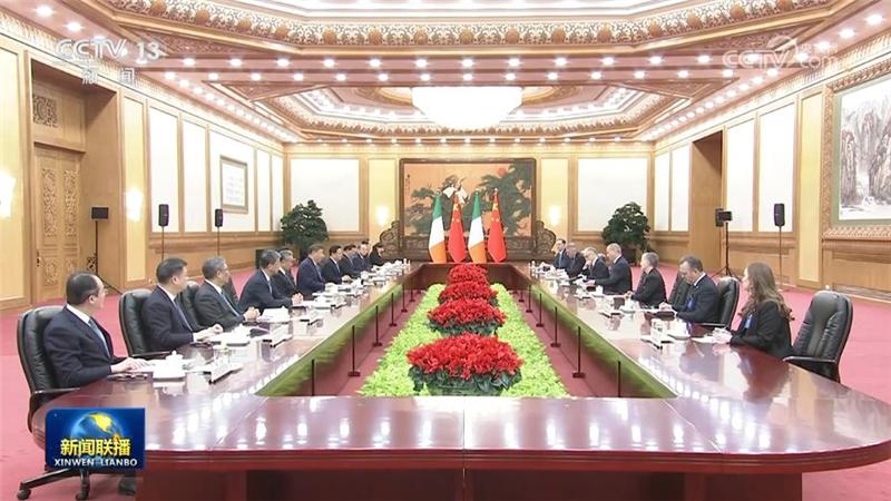 习近平会见爱尔兰总理