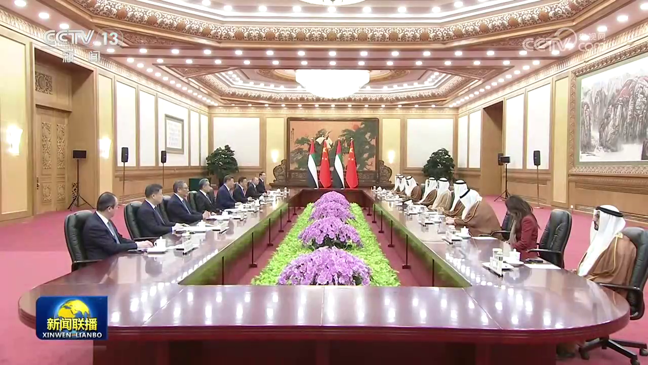 习近平会见阿联酋阿布扎比王储